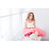 Rain Kids Big Girls Coral Ivory Beaded Lace V-neck Special Occasion Dress 8-12 - SophiasStyle.com